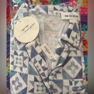 Little Sleepies Blue patchwork women’s pajama set